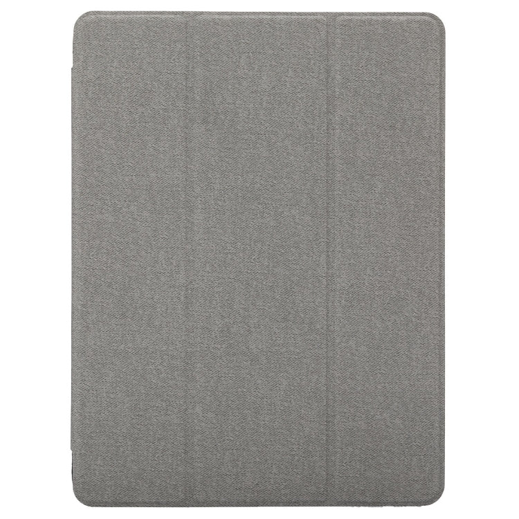 Cloth Texture Pattern Horizontal Flip Leather Case for iPad Pro 10.5 inch ,with Three-folding Holder & Pen Slots