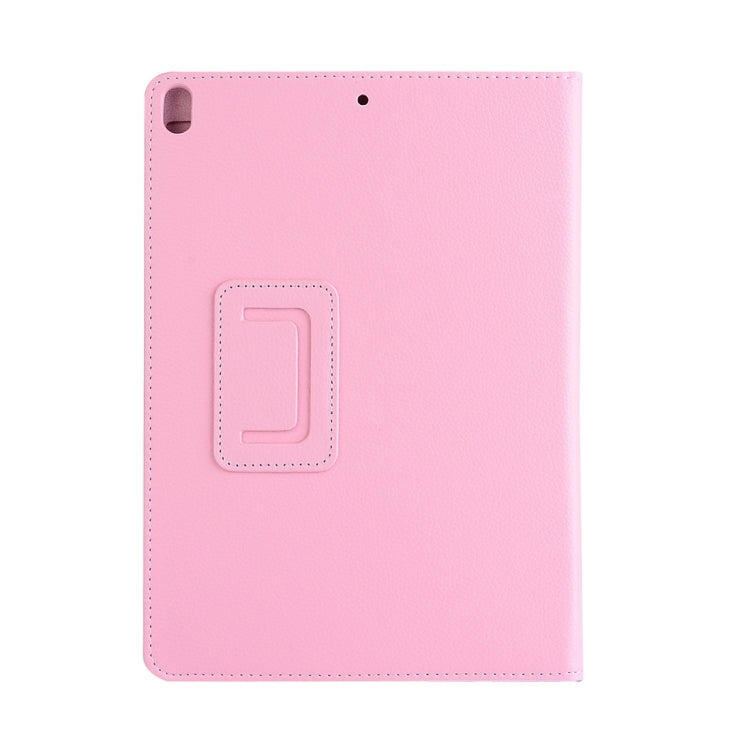 For iPad Pro 10.5 inch Litchi Texture 2-fold Horizontal Flip Leather Case with Holder