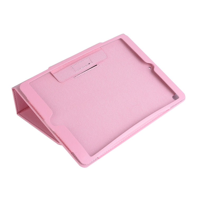 For iPad Pro 10.5 inch Litchi Texture 2-fold Horizontal Flip Leather Case with Holder