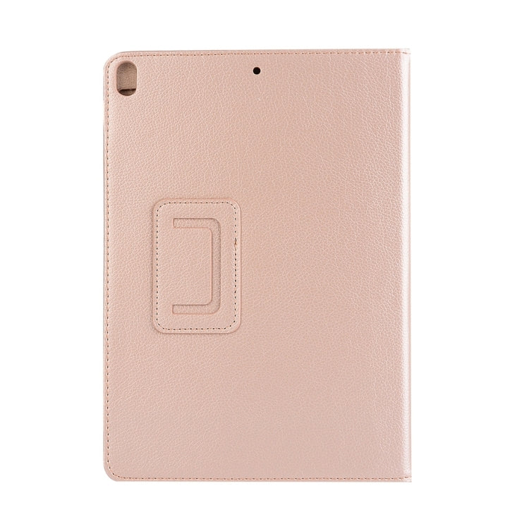 For iPad Pro 10.5 inch Litchi Texture 2-fold Horizontal Flip Leather Case with Holder