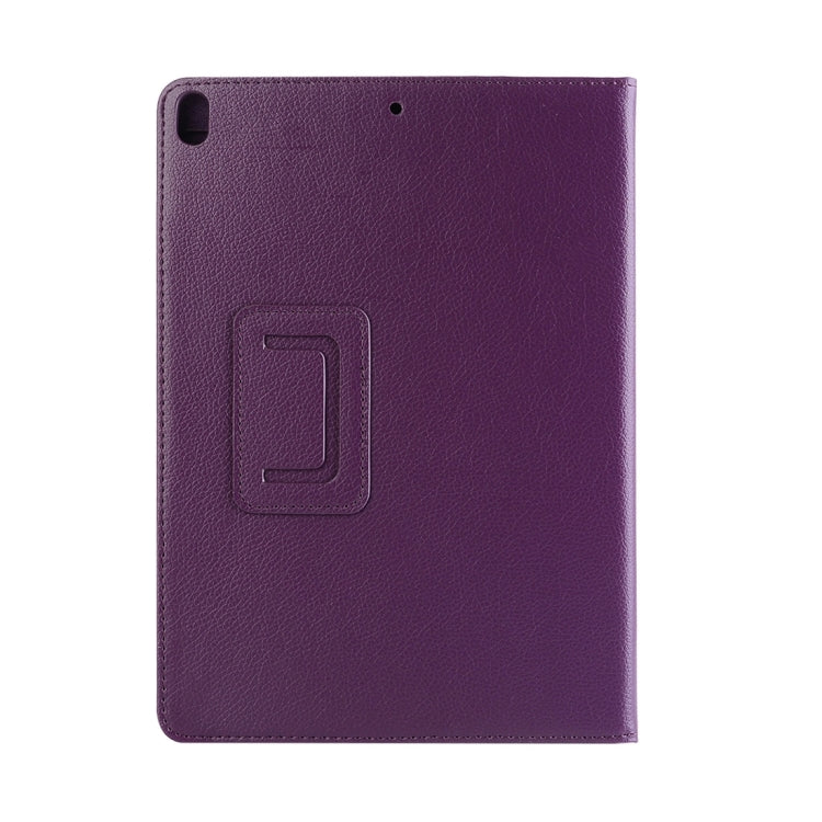 For iPad Pro 10.5 inch Litchi Texture 2-fold Horizontal Flip Leather Case with Holder