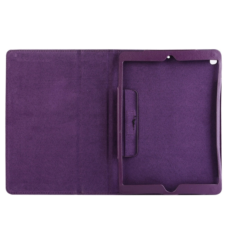 For iPad Pro 10.5 inch Litchi Texture 2-fold Horizontal Flip Leather Case with Holder