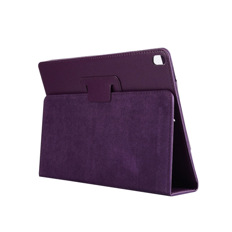 For iPad Pro 10.5 inch Litchi Texture 2-fold Horizontal Flip Leather Case with Holder