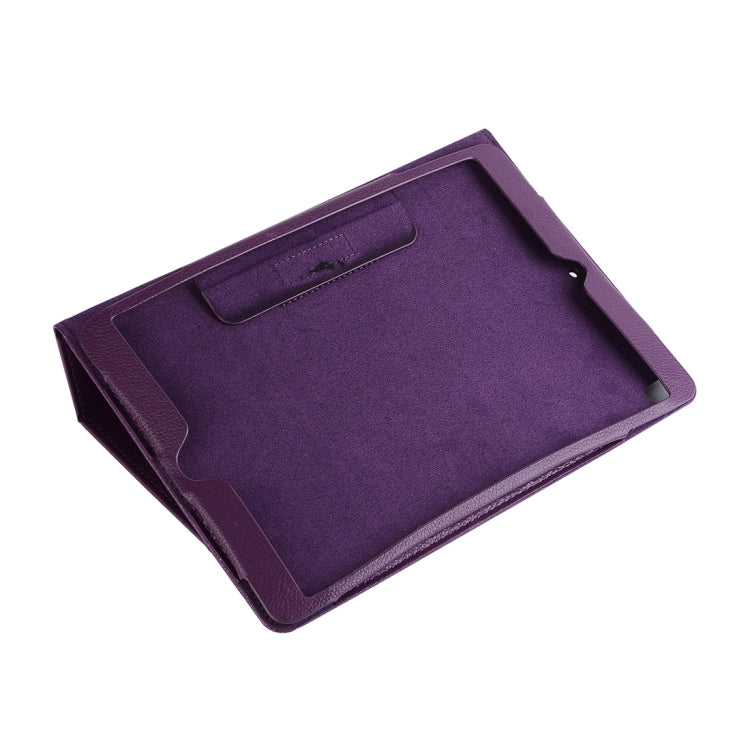 For iPad Pro 10.5 inch Litchi Texture 2-fold Horizontal Flip Leather Case with Holder
