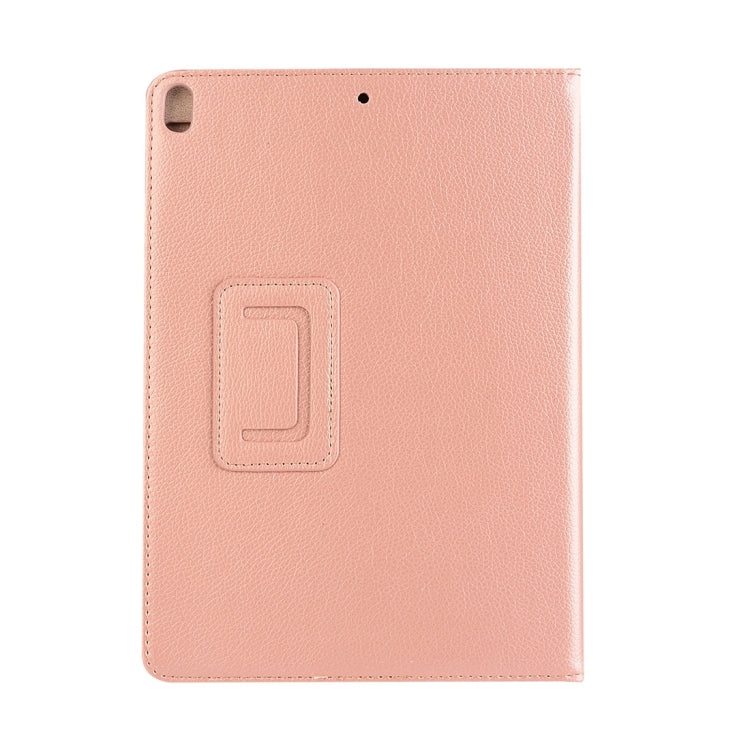 For iPad Pro 10.5 inch Litchi Texture 2-fold Horizontal Flip Leather Case with Holder