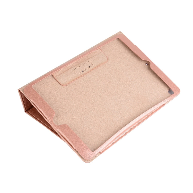 For iPad Pro 10.5 inch Litchi Texture 2-fold Horizontal Flip Leather Case with Holder