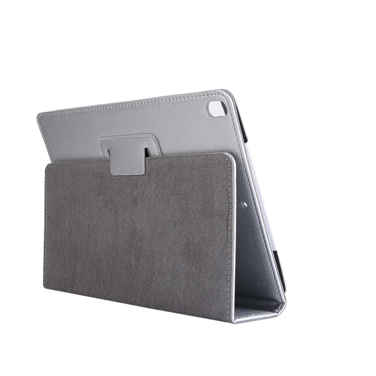 For iPad Pro 10.5 inch Litchi Texture 2-fold Horizontal Flip Leather Case with Holder