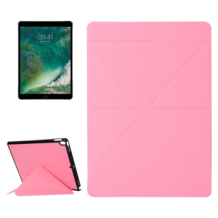 For iPad Pro 10.5 inch Custer Texture Transformers Horizontal Flip Leather Case with Holder & Sleep / Wake-up