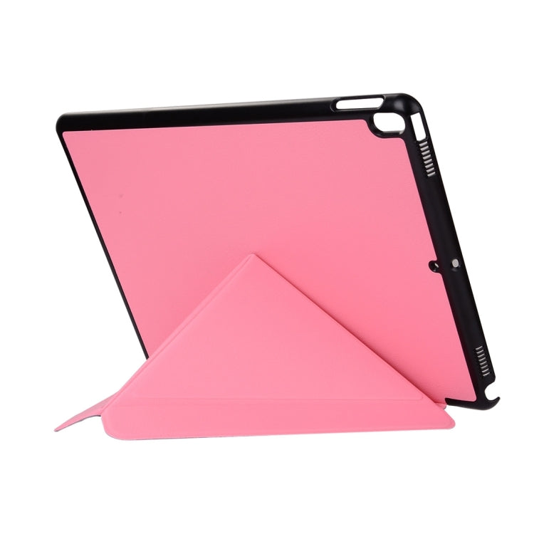 For iPad Pro 10.5 inch Custer Texture Transformers Horizontal Flip Leather Case with Holder & Sleep / Wake-up