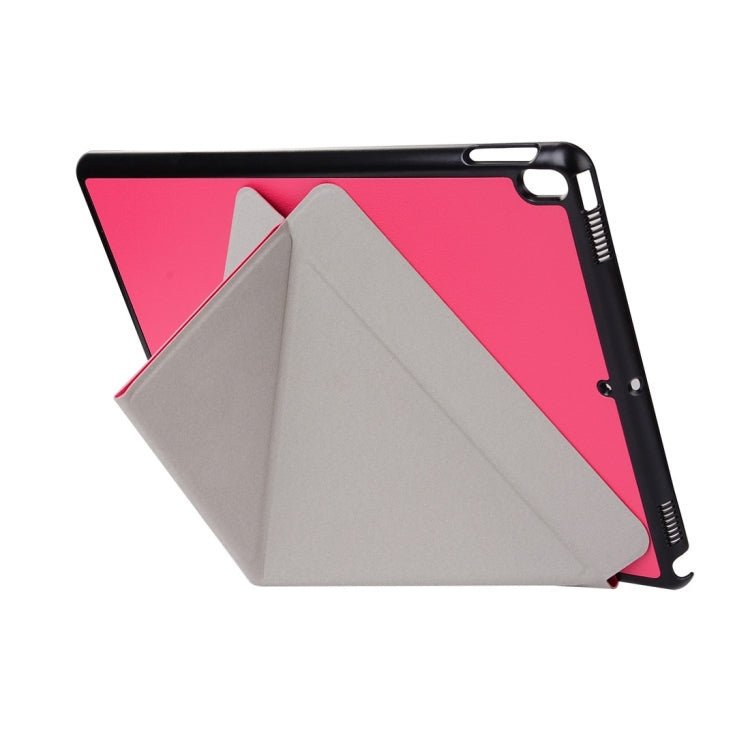 For iPad Pro 10.5 inch Custer Texture Transformers Horizontal Flip Leather Case with Holder & Sleep / Wake-up
