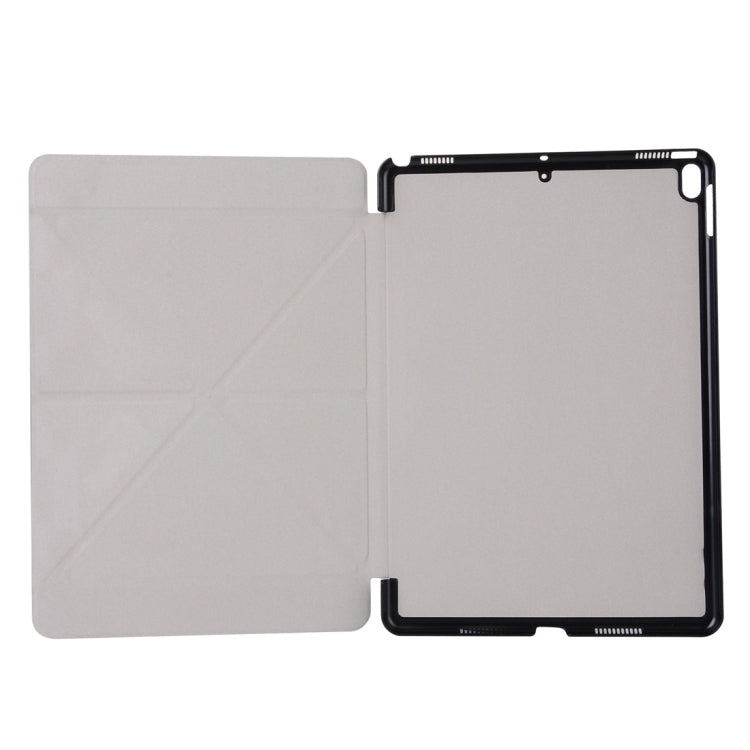 For iPad Pro 10.5 inch Custer Texture Transformers Horizontal Flip Leather Case with Holder & Sleep / Wake-up