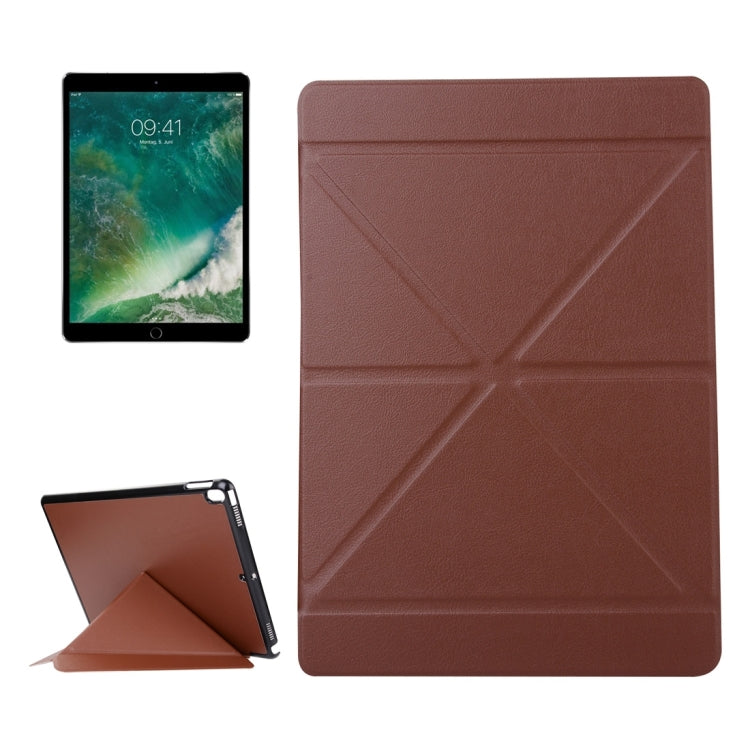 For iPad Pro 10.5 inch Custer Texture Transformers Horizontal Flip Leather Case with Holder & Sleep / Wake-up