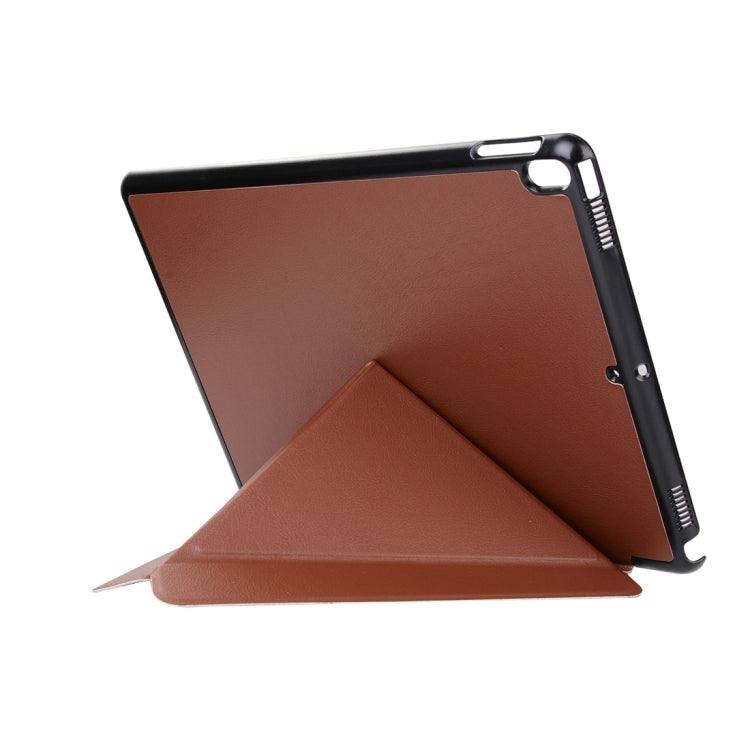 For iPad Pro 10.5 inch Custer Texture Transformers Horizontal Flip Leather Case with Holder & Sleep / Wake-up