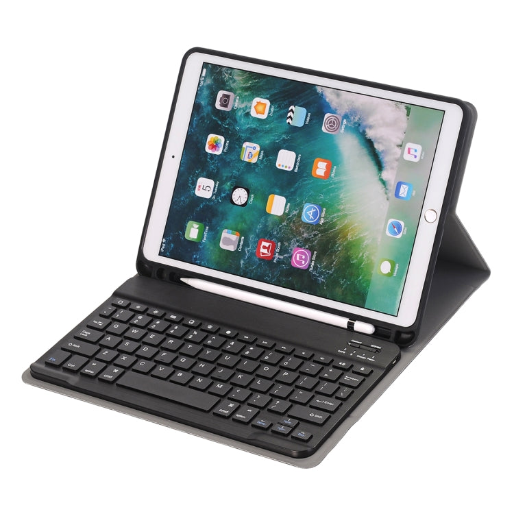 Bluetooth Keyboard Ultrathin Horizontal Flip Leather Tablet Case for iPad Pro 10.5 inch, with Holder & Pen Groove