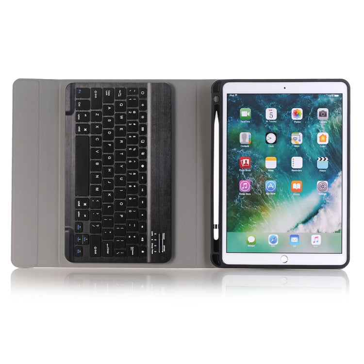 Bluetooth Keyboard Ultrathin Horizontal Flip Leather Tablet Case for iPad Pro 10.5 inch, with Holder & Pen Groove