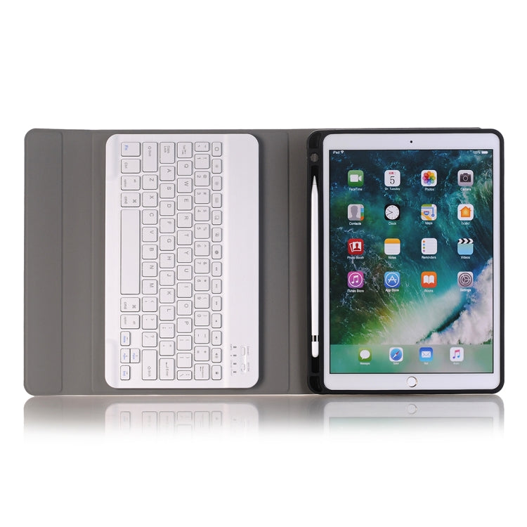 Bluetooth Keyboard Ultrathin Horizontal Flip Leather Tablet Case for iPad Pro 10.5 inch, with Holder & Pen Groove