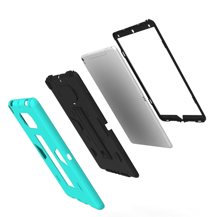 For iPad Pro 10.5 inch PC+Silicone Shockproof Protective Back Cover Case With Holder