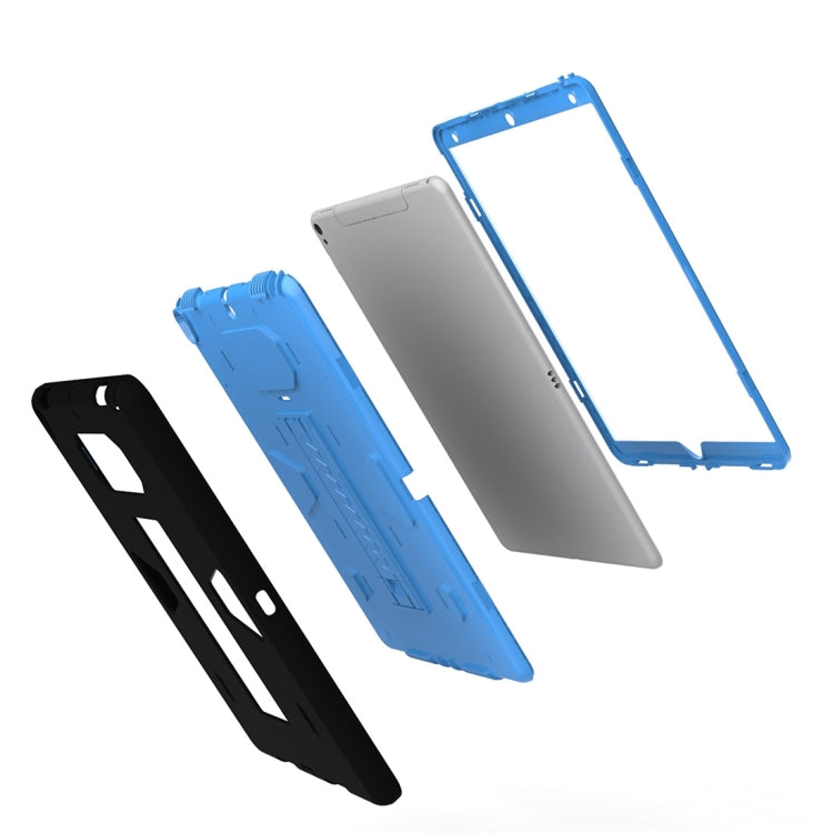 For iPad Pro 10.5 inch PC+Silicone Shockproof Protective Back Cover Case With Holder