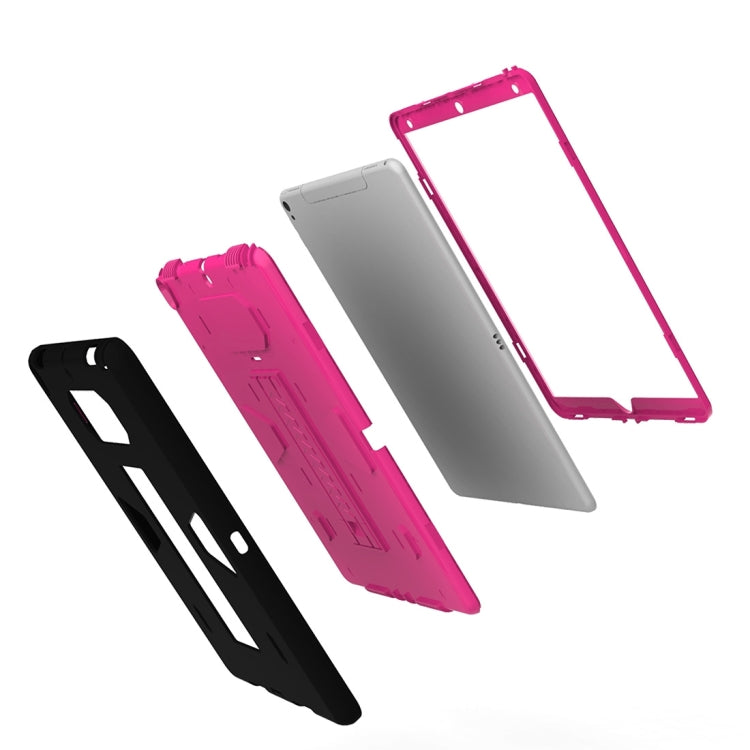For iPad Pro 10.5 inch PC+Silicone Shockproof Protective Back Cover Case With Holder