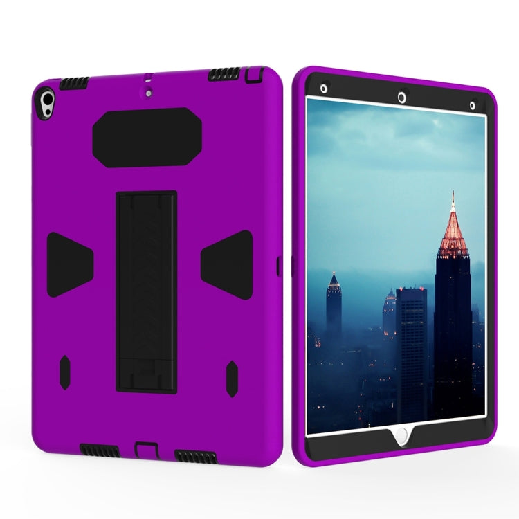 For iPad Pro 10.5 inch PC+Silicone Shockproof Protective Back Cover Case With Holder