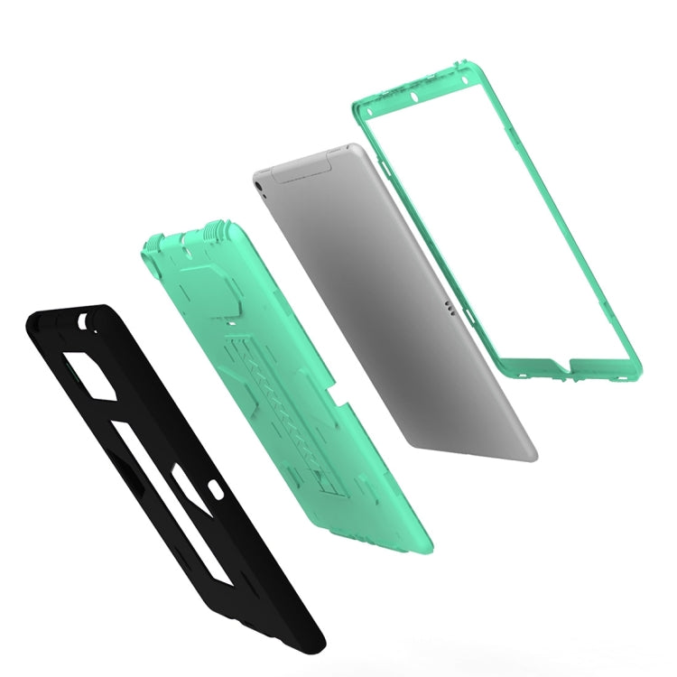 For iPad Pro 10.5 inch PC+Silicone Shockproof Protective Back Cover Case With Holder