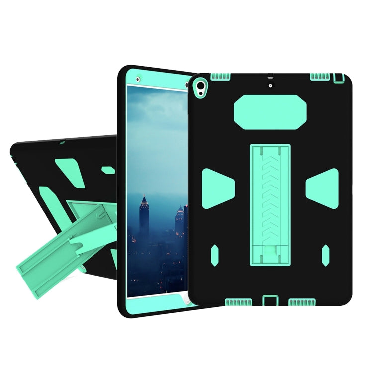 For iPad Pro 10.5 inch PC+Silicone Shockproof Protective Back Cover Case With Holder