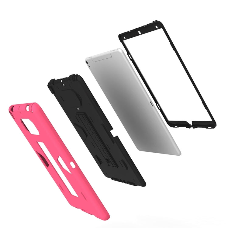 For iPad Pro 10.5 inch PC+Silicone Shockproof Protective Back Cover Case With Holder