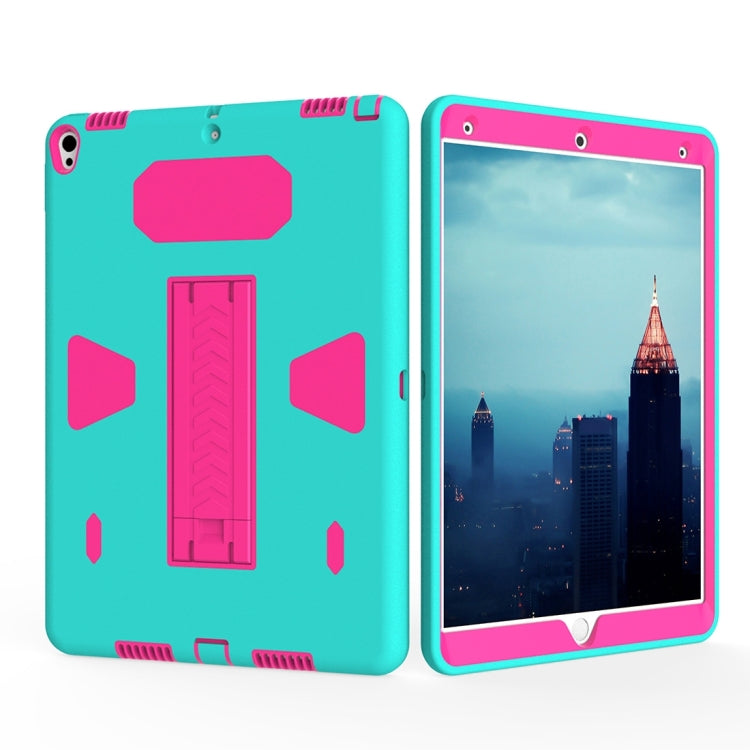 For iPad Pro 10.5 inch PC+Silicone Shockproof Protective Back Cover Case With Holder