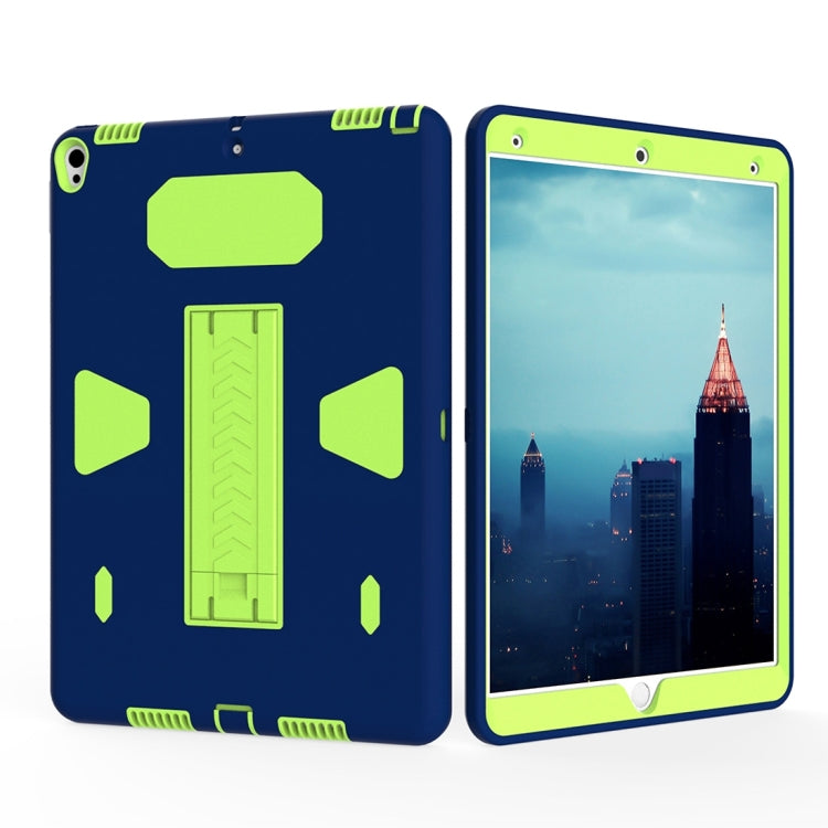 For iPad Pro 10.5 inch PC+Silicone Shockproof Protective Back Cover Case With Holder