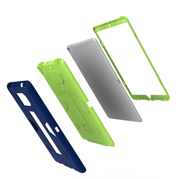 For iPad Pro 10.5 inch PC+Silicone Shockproof Protective Back Cover Case With Holder