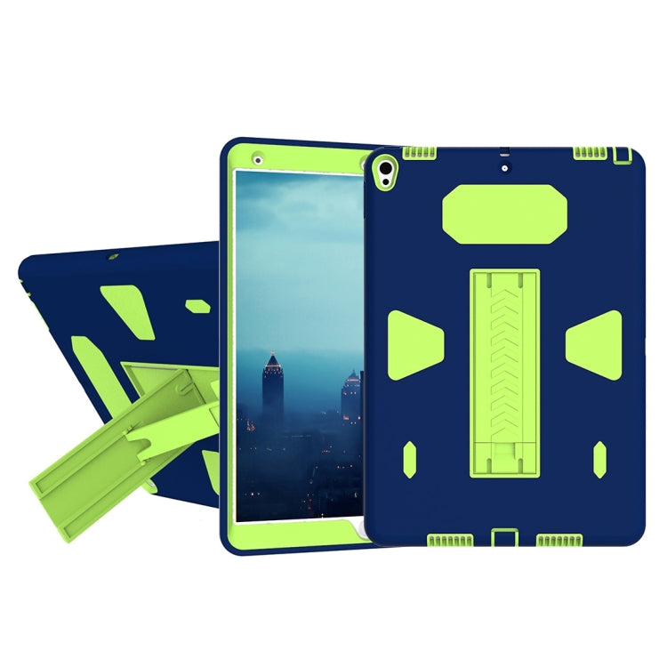 For iPad Pro 10.5 inch PC+Silicone Shockproof Protective Back Cover Case With Holder