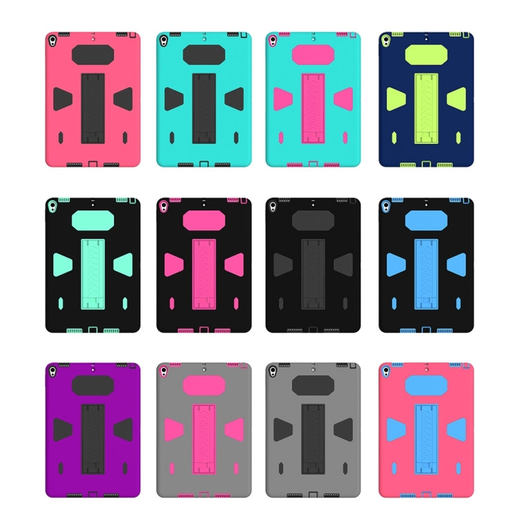 For iPad Pro 10.5 inch PC+Silicone Shockproof Protective Back Cover Case With Holder