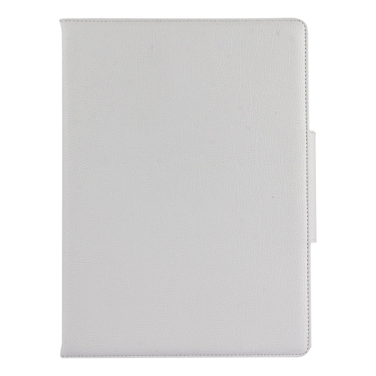 For iPad Pro 12.9 inch (2017) Detachable Bluetooth Keyboard + Litchi Texture Horizontal Flip Leather Tablet Case with Holder