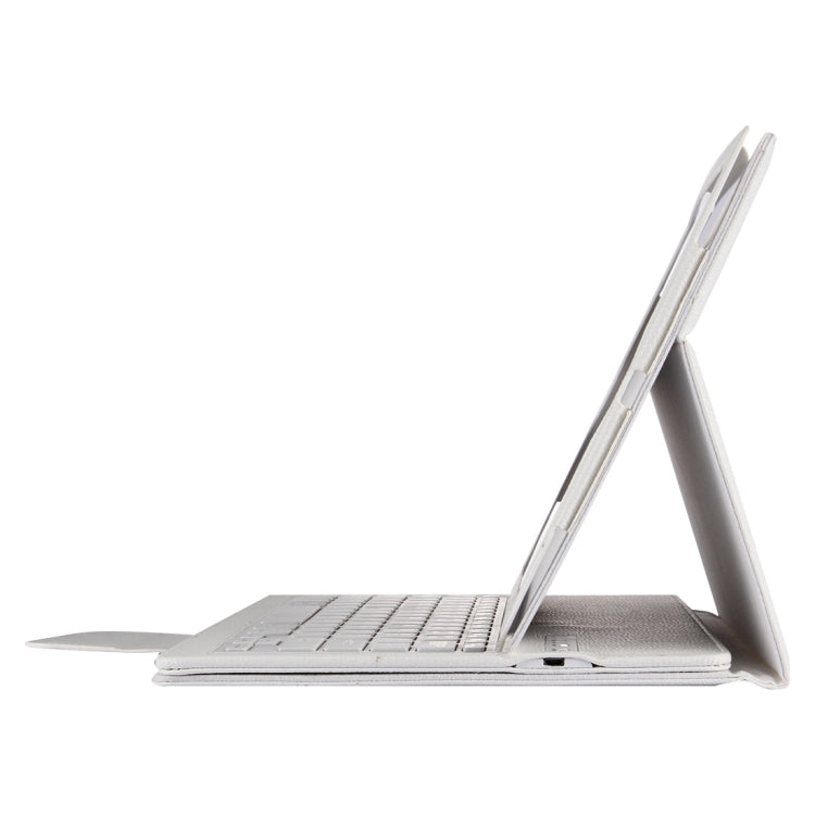 For iPad Pro 12.9 inch (2017) Detachable Bluetooth Keyboard + Litchi Texture Horizontal Flip Leather Tablet Case with Holder