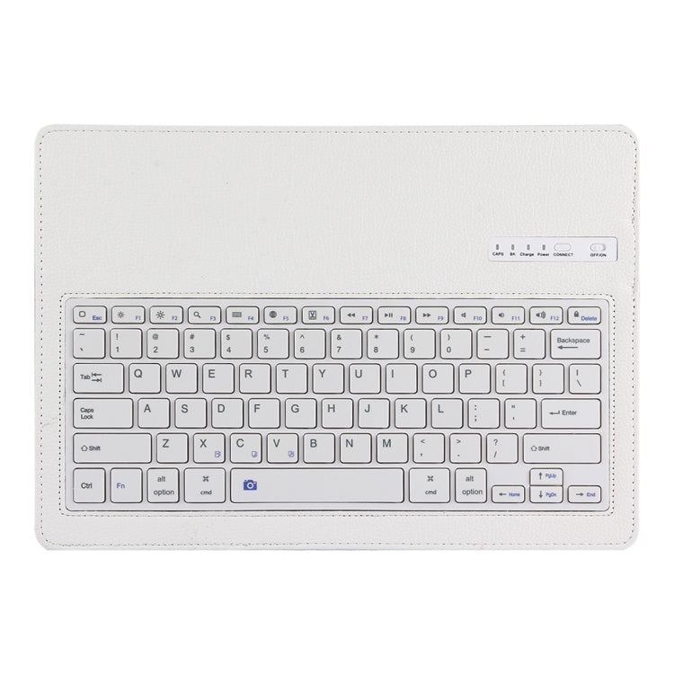 For iPad Pro 12.9 inch (2017) Detachable Bluetooth Keyboard + Litchi Texture Horizontal Flip Leather Tablet Case with Holder