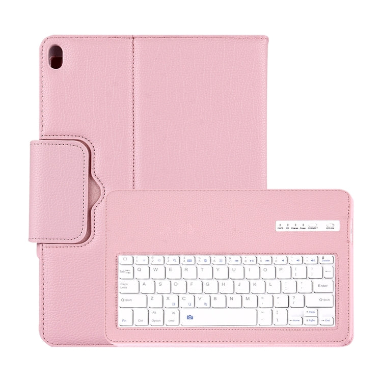IP105 For iPad Pro 10.5 inch Detachable Bluetooth Keyboard + Litchi Texture Horizontal Flip Leather Tablet Case with Holder