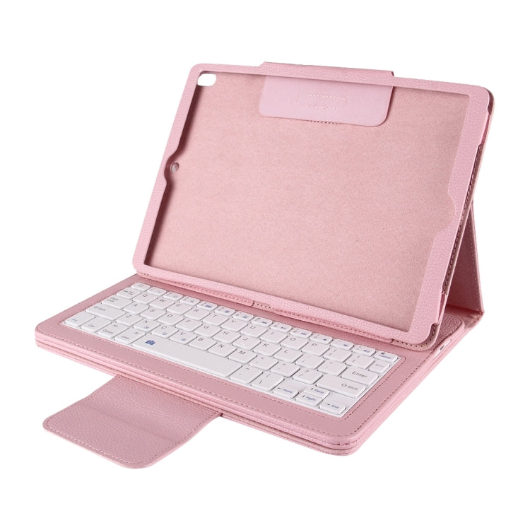 IP105 For iPad Pro 10.5 inch Detachable Bluetooth Keyboard + Litchi Texture Horizontal Flip Leather Tablet Case with Holder