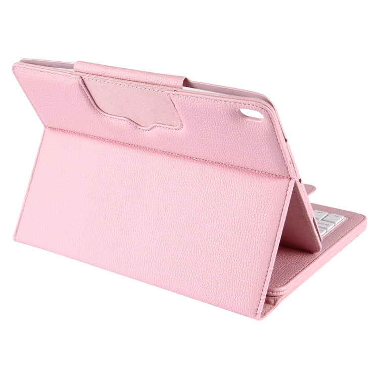 IP105 For iPad Pro 10.5 inch Detachable Bluetooth Keyboard + Litchi Texture Horizontal Flip Leather Tablet Case with Holder