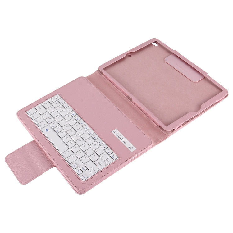 IP105 For iPad Pro 10.5 inch Detachable Bluetooth Keyboard + Litchi Texture Horizontal Flip Leather Tablet Case with Holder