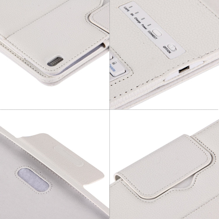 IP105 For iPad Pro 10.5 inch Detachable Bluetooth Keyboard + Litchi Texture Horizontal Flip Leather Tablet Case with Holder