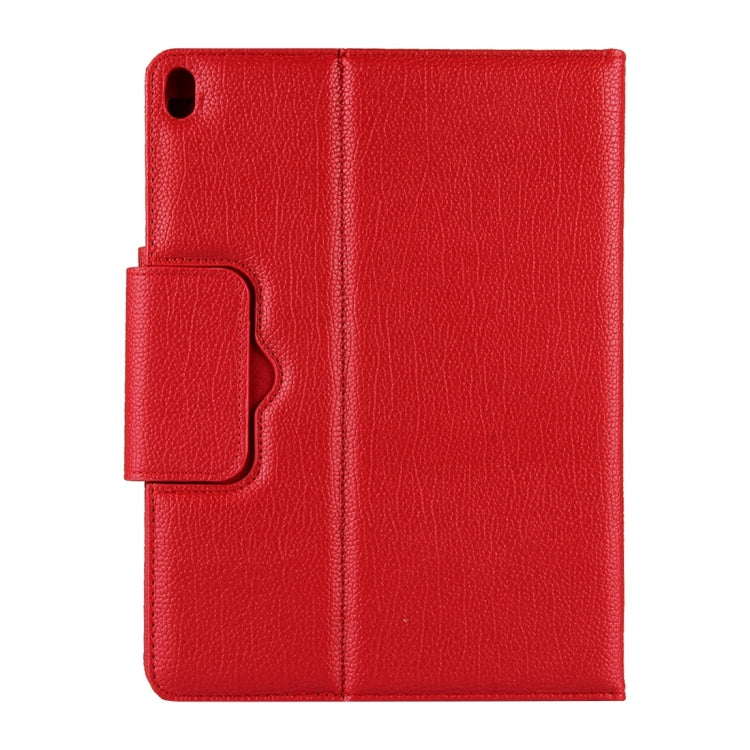 Detachable Bluetooth Keyboard + Litchi Texture Horizontal Flip Leather Tablet Case with Holder for iPad Pro 11 inch (2018)