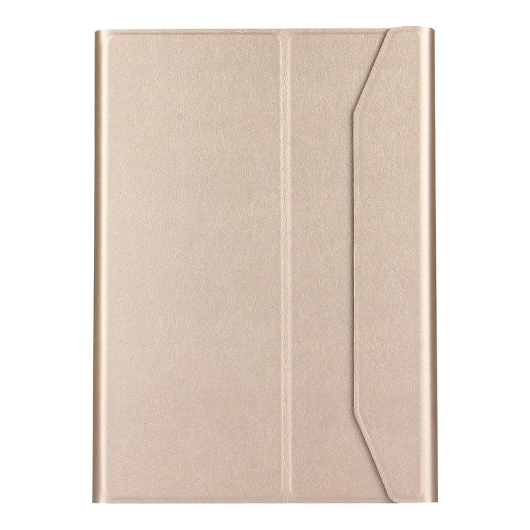 For iPad Pro 10.5 inch Detachable Aluminum Alloy Bluetooth Keyboard + Lambskin Texture Leather Tablet Case with Holder