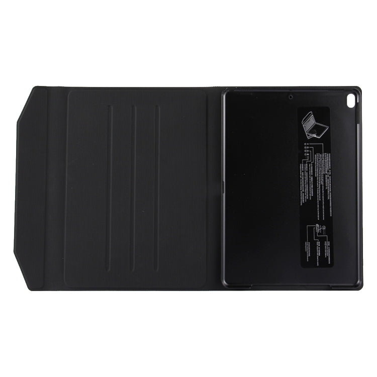 For iPad Pro 10.5 inch Detachable Aluminum Alloy Bluetooth Keyboard + Lambskin Texture Leather Tablet Case with Holder