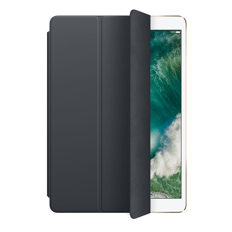 For iPad Pro 12.9 inch (2016) PU +Frosted Plastic Bottom Cover  Horizontal Flip Leather Case with Three-folding Holder & Sleep Function