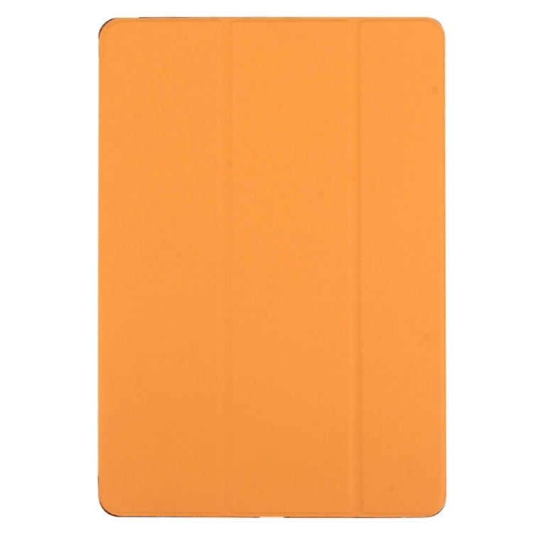 For iPad Pro 12.9 inch (2016) PU +Frosted Plastic Bottom Cover  Horizontal Flip Leather Case with Three-folding Holder & Sleep Function