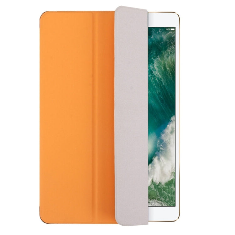 For iPad Pro 12.9 inch (2016) PU +Frosted Plastic Bottom Cover  Horizontal Flip Leather Case with Three-folding Holder & Sleep Function