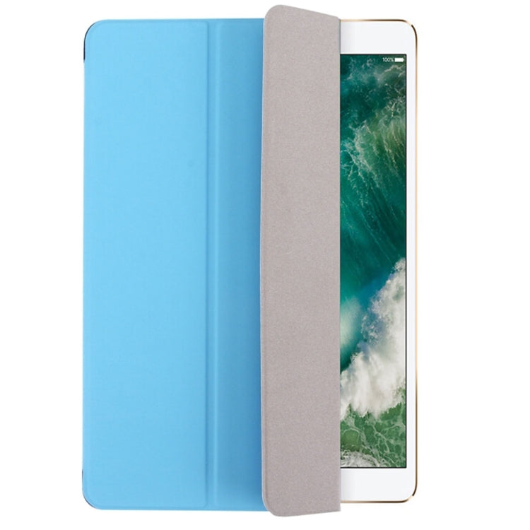 For iPad Pro 12.9 inch (2016) PU +Frosted Plastic Bottom Cover  Horizontal Flip Leather Case with Three-folding Holder & Sleep Function