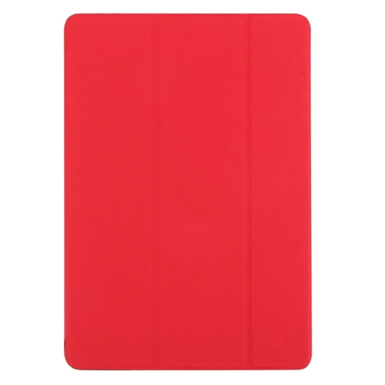 For iPad Pro 12.9 inch (2016) PU +Frosted Plastic Bottom Cover  Horizontal Flip Leather Case with Three-folding Holder & Sleep Function