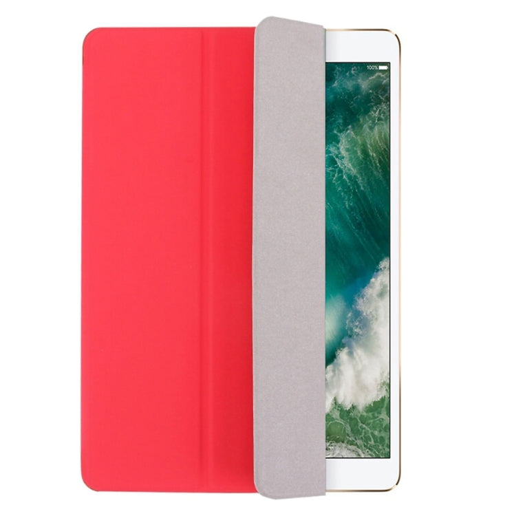 For iPad Pro 12.9 inch (2016) PU +Frosted Plastic Bottom Cover  Horizontal Flip Leather Case with Three-folding Holder & Sleep Function