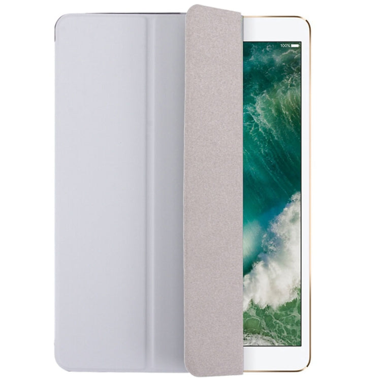 For iPad Pro 12.9 inch (2016) PU +Frosted Plastic Bottom Cover  Horizontal Flip Leather Case with Three-folding Holder & Sleep Function